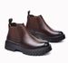 Men's Casual British-style Trendy High-top Leather Shoes, Business Retro Minimalist Leather Boots, Martin Boots, Slip-on Ankle Boots_vogvips.com