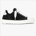 Sports And Leisure Shoes For Couples, Denim Perforated Thick Soled Board Shoes_vogvips.com