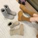 2025 New Elastic Sock Single-Sided Casual Autumn Winter Versatile Street College Style Boots Hot-Selling Knitted_vogvips.com