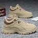 Spring Men's Breathable Work Shoes, Stylish Versatile Thick-Soled Non-Slip Work Shoes, Casual Dad Trendy Shoes_vogvips.com