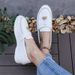 Women's Slip-On Loafers Comfortable Casual Low Heel Round Toe Shoes - Soft PU Upper & Breathable Cotton Lining - Available In Black, Beige, Khaki_vogvips.com
