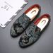 Bean 2025 Four Seasons New Style Soft Soled Lazy Versatile Business Casual Leather Shoes For Men_vogvips.com