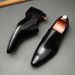 Men's European Style Pointed Toe Top Layer Cowhide Business Slip-On Formal British Genuine Leather Breathable Shoes_vogvips.com