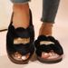 Women's Plush Fuzzy Slippers Home Fur Open-Toe Slides Autumn Winter Indoor Silent Comfort EVA Soft-Soled Bedroom Warm_vogvips.com