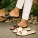2026 New Women's Flat With Metal Buckle Versatile Anti Slip Beach One Line Cool Slippers_vogvips.com