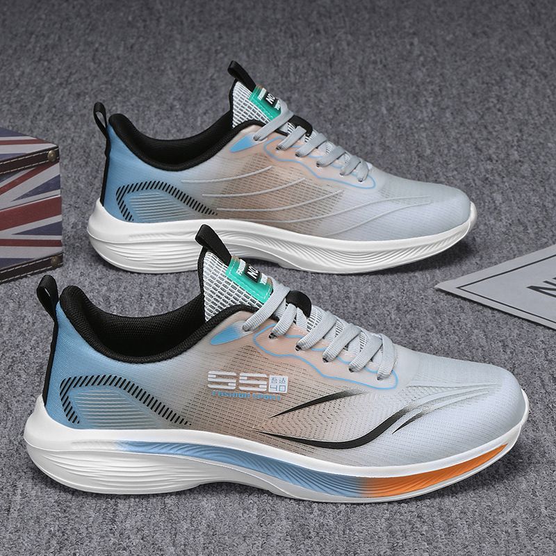 Men's Lightweight Breathable Running Shoes With Cushioning - Fashionable Mesh Sneakers For Sports & Casual Wear - Sizes 39-45_vogvips.com