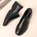 Men's Business Shoes Durable Soft Soled Genuine Cowhide Leather Breathable Slip on Casual Shoes for Middle-Aged_vogvips.com