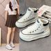Women's Plush High-top Fashion Casual Sneakers_vogvips.com