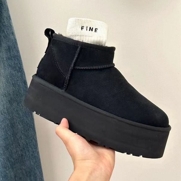 Designer Fluffy Snow Boots Mini Women Winter Australia Tasman Platform Ug Boot Fur Slipper Ankle Wool Shoes Sheepskin_vogvips.com