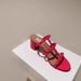 Rivet Thick Heel Sandals Women's Flat Round Toe Open Toe Slippers Women's Summer Outer Wear Casual Sandals_vogvips.com