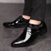 Large Size 48 Business Casual Carved Men's Pointed Toe Glossy Youth Trendy Wedding Formal Leather Shoes For Men_vogvips.com