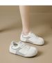 Invisible Inner Height Small White Shoes Female 2026 Spring New All-match Big Head Ugly Cute Birkenhead Female Birkenhead Bread Shoes_vogvips.com