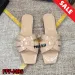 Designer Slippers Tribute Rubber Slides Leather Flat Heels Claquette For Female Womens Summer Outdoor Shoes Fashion_vogvips.com