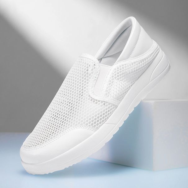 Summer Foreign Trade Large Size Hollow Casual Men, Men's Shoes, Cross-border Slip-on Driving Shoes For Men_vogvips.com