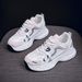Dad's 2025 New Spring Breathable Mesh Sports Women's Korean Version Versatile Thick Soled Casual Shoes, Running Shoes_vogvips.com