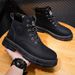 European Warm Series Men's Safety Shoes Winter Construction Site Wear-resistant Work Martin Boots Waterproof Non-slip Sports Autumn Durable_vogvips.com