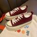 Autumn New Style Fashionable Thick Soled Canvas Shoes, Small Height Increasing Versatile Breathable Women's Casual Shoes_vogvips.com