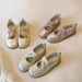 2025 New Puff Single For Women Cross Strap Light Color Small Leather Summer Dress Flat Shoes_vogvips.com