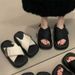 European Collection 2026 Summer Metallic Cross-Strap Sandals For Women, Thick-Soled Height-Increasing Casual Vacation_vogvips.com