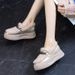 Women's Shoes Warm Inner Height Increase Thick Sole Waterproof Snow Boots Genuine Leather And Fur Women's Cotton Shoes Winter Sports Shoes_vogvips.com