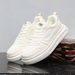 Men's Spring/Summer New Sporty Casual Mesh Shoes, Versatile Breathable White Shoes, Ultra Light Thick Sole Height Increasing Sneakers, Men's X18_vogvips.com