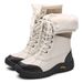 Women's Winter Snow Boots Waterproof Slip-Resistant High Top Fur Lined Warm Outdoor Boots For Cold Weather High Top Cotton Shoes_vogvips.com