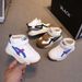 Children's Sports Girls' Mid-Top White Boys' Baby Basketball Shoes, Breathable Casual Non-Slip Children's Shoes_vogvips.com