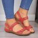 Summer Cool Flat Air Permeable Open Toe Design Sandals For Senile Women Size 35-43_vogvips.com