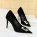 9511-K75 Tyle Banquet Lim Heel, Women' Hoe, Uede, Hallow Mouth, Pointed Quare Rhinetone, Ingle Hoe High_vogvips.com