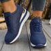 Autumn New Fashion Wedge Women Lightweight Non Slip Casual Sports Shoes Woman Thick Sole Lace Up Chunky Sneakers_vogvips.com