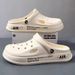 Non Slip Thick Soled Casual Beach Shoes Beach Soft Soled Nurse Men's Hole Shoes_vogvips.com