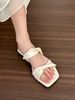 Lan Cabinet Comfortable 2025 New Pink And Purple Flat Sandals For Women Summer Outdoor Soft Sole Shoes_vogvips.com