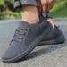 Men's Casual Leather Shoes Classic Lace Up Style For Casual Semi Formal Occasions Polished Durable Long Lasting Wear_vogvips.com