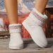 Winter New Style Fleece And Thickened Warm Short-top Snow Boots For Casual Women_vogvips.com