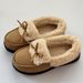 Autumn And Winter Warm Furry Bag And Bow Decoration Women's Cotton Shoes_vogvips.com