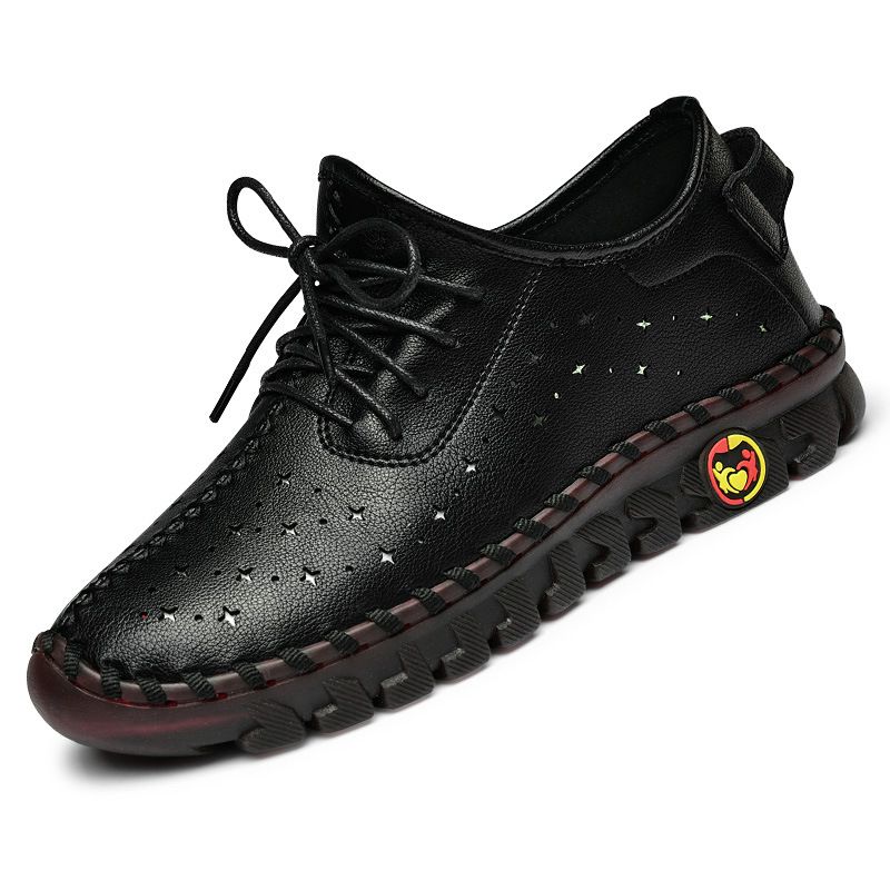 Handmade Soft-Soled Beef Tendon Mom Shoes For Women Spring And Summer Flats Casual Shoes_vogvips.com
