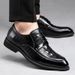 2025 Autumn Cowhide Korean Style Small Size 36 Men's Pointed Breathable Business Formal Leather Shoes_vogvips.com