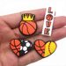 Basketball Series Cartoon Shoes Flower Shoe Buckle Personality All Match Basketball Lovers Garden Shoes Decorative Buckle Accessories_vogvips.com