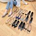 Princess Same Single Women's 2025 Knitting Fly Woven Chicken Rolls Flat Bean Shoes_vogvips.com