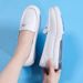 Air Cushion Nurse Shoes Women's Autumn And Winter Soft Sole White Thick Sole Breathable Non-slip Small White Shoes_vogvips.com