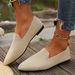 Women's Shoes Summer Large Size Women's Flat Pointed Flying Woven Shoes Casual And Comfortable_vogvips.com