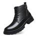 Men's Shoes Top Layer Men's High Top Martin Boots Retro Tooling Boots Flat Boots_vogvips.com