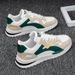 Mens Retro Color Block Casual Sneakers Breathable Comfortable Non Slip Thick Sole Walking Shoes For Daily Streetwear And_vogvips.com