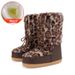 Ditributor Parent-Child Fleece-Lined High Tube Snow For Women, Thickened And Warm Space Boot, Non-Slip Moon Furry_vogvips.com