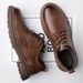 Leather British Thick-Soled Casual Derby Shoes Men's Formal Wedding Work Low-Top Martin Boots Wholesale_vogvips.com