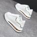 Men's Air Cushioned White Sneakers Casual Height Increasing Fashionable Versatile Thick Soled Trendy Shoes Spring 2026 Unisex_vogvips.com