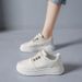 Little White Shoes Female Heightening Student Board Shoes Female Platform Street Casual Shoes_vogvips.com