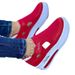 New Oversized Single Shoes For Women In Spring And Summer, Flat Bottomed Fly Woven Breathable Velcro Casual Mesh Shoes,_vogvips.com