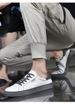 Men's Shoes First-layer Outdoor Casual Board Shoes European Station Guochao Breathable White Shoes_vogvips.com