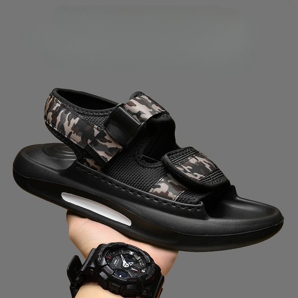 Sandals For Men Summer Wear Non-slip Wear-resistant Dual-use Driving Casual Sandals For Men Student Beach Shoes_vogvips.com